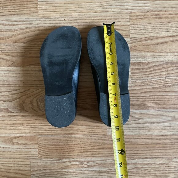 Hvoya Sunlight Hardware-Detailed Leather Ballet Flats Size 8 / 38 - Picture 6 of 6